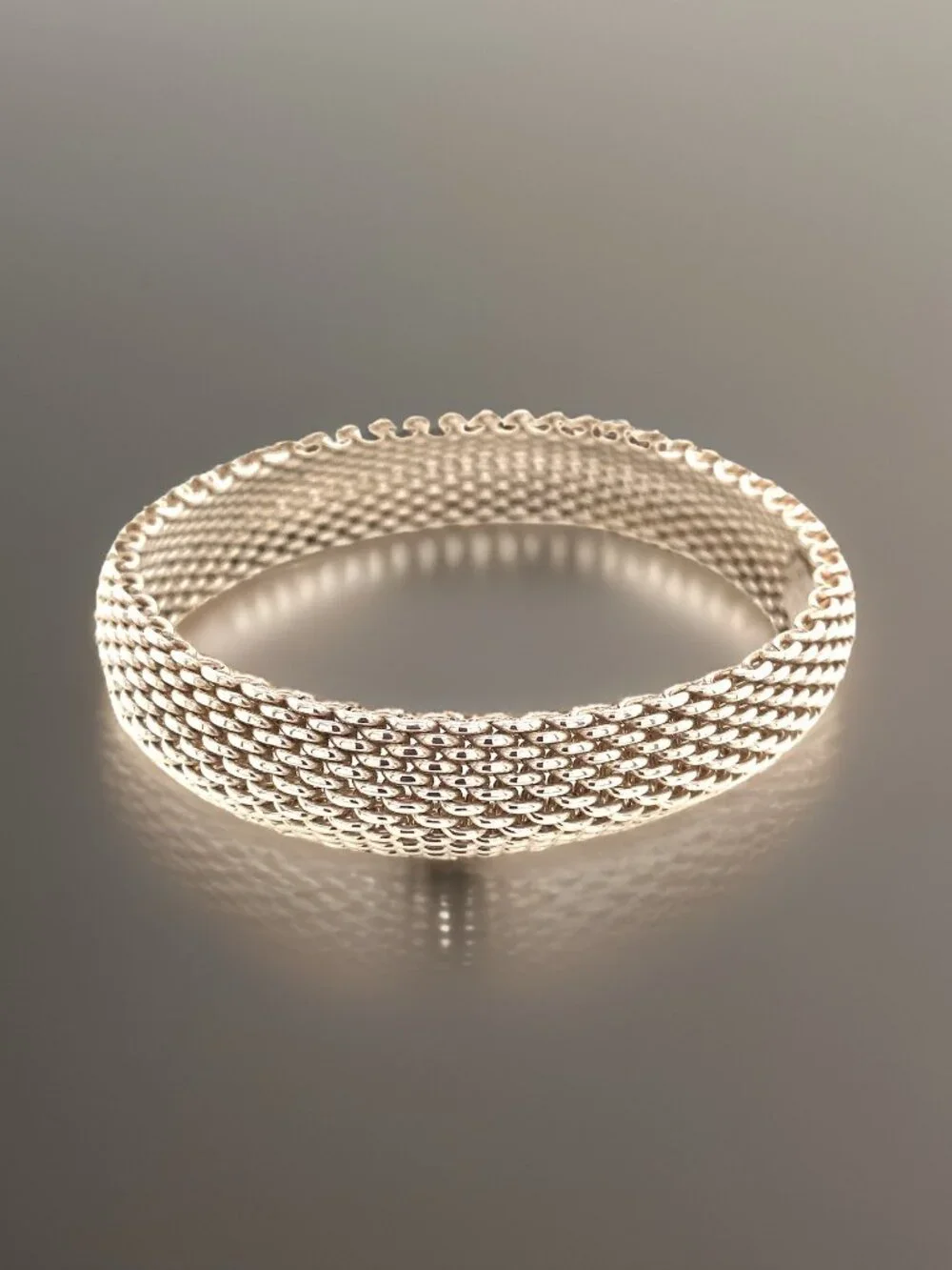 Tiffany & Co Estate Somerset Bangle M 7.5